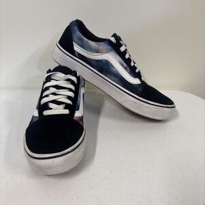 Vans Off the Wall‎ Black Galaxy Low Top Shoes US M6.5